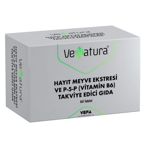 Venatura Hayıt Meyve Ekstresi ve P-5-P (Vitamin B6) Takviye Edici Gıda 60 tablet - 1