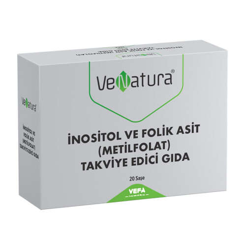 VeNatura İnositol ve Folik Asit (Metilfolat) 20 Saşe - VeNatura