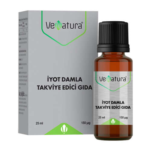 Venatura İyot Damla Takviye Edici Gıda 25 ml - VeNatura