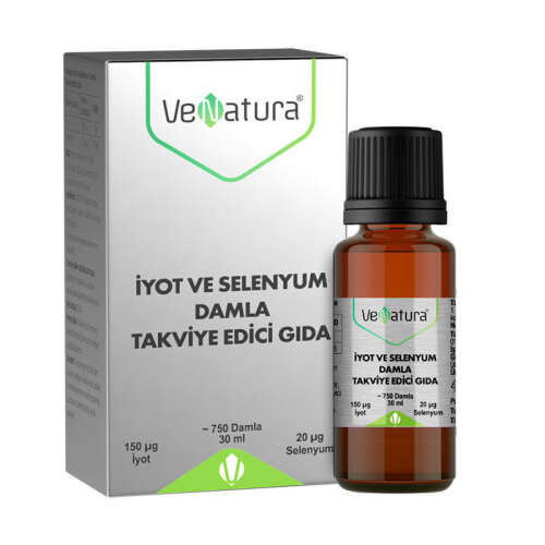 VeNatura İyot ve Selenyum Damla Takviye Edici Gıda 30 ml - VeNatura