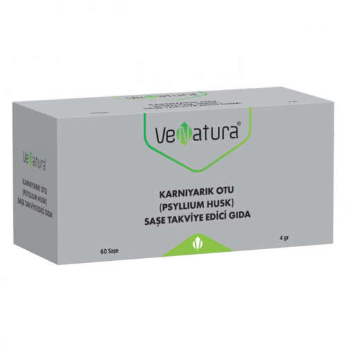 VeNatura Karnıyarık Otu (Psyllium Husk) Saşe Takviye Edici Gıda 60 Saşe - VeNatura