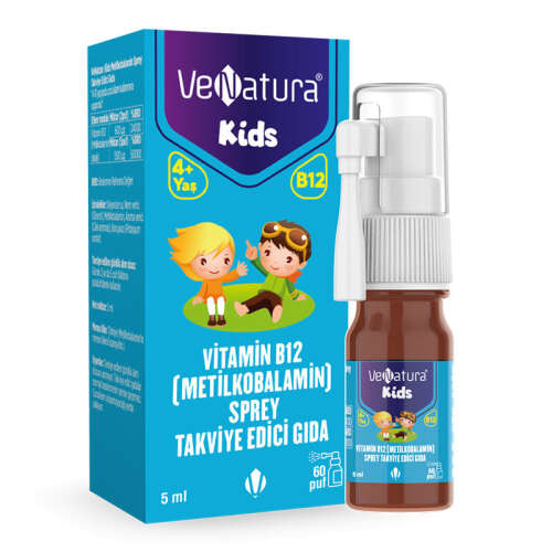 VeNatura Kids Metilkobalamin Sprey Takviye Edici Gıda 5 ml - VeNatura
