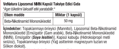 VeNatura Lipozomal NMN 60 Kapsül - 2