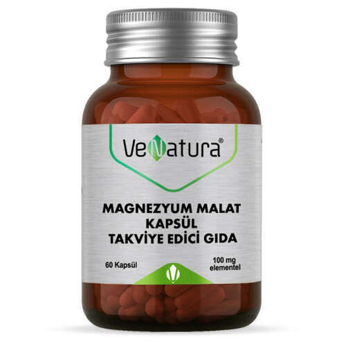 VeNatura Magnezyum Malat 100mg 60 Kapsül - VeNatura