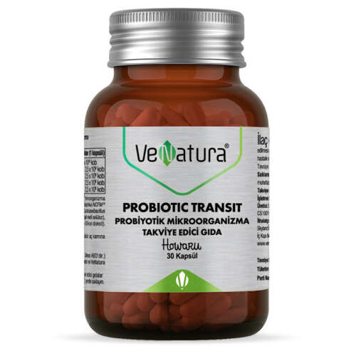 VeNatura Probiotic Transit Probiyotik Mikroorganizma 30 Kapsül - VeNatura