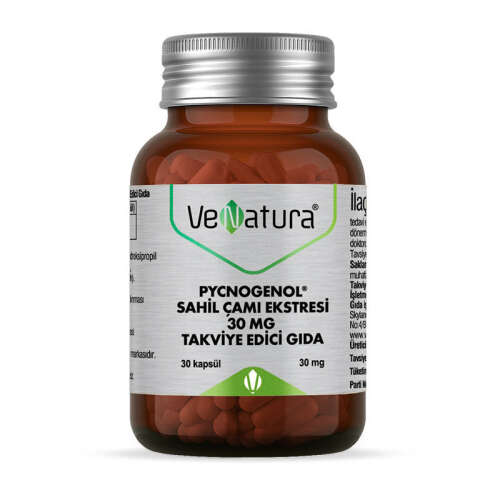 VeNatura Pycnogenol Sahil Çamı Ekstresi 30 mg Takviye Edici Gıda 30 Kapsül - VeNatura