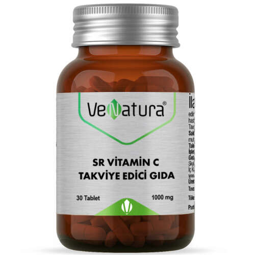 VeNatura SR Vitamin C 1000 mg Takviye Edici Gıda 30 Tablet - VeNatura