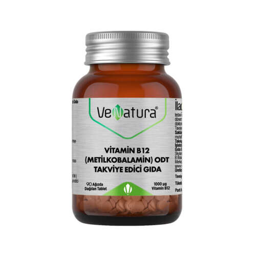 Venatura Vitamin B12 Odt Takviye Edici Gıda 90 Tablet - VeNatura