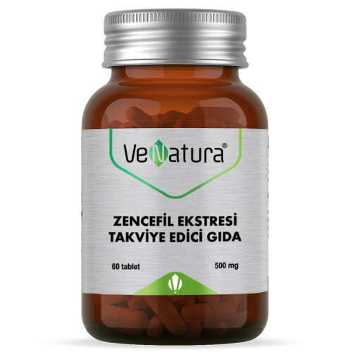 VeNatura Zencefil Ekstresi Takviye Edici Gıda 60 Tablet - VeNatura