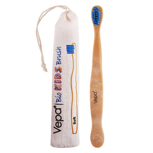 Vepa Bio Ahşap Çocuk Diş Fırçası Keseli Ambalaj - Vepa
