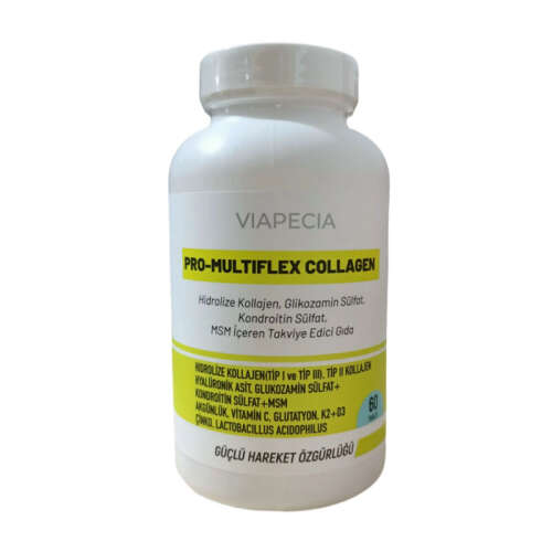Viapecia Pro-Multiflex Collagen Takviye Edici Gıda 60 Tablet - Viapecia