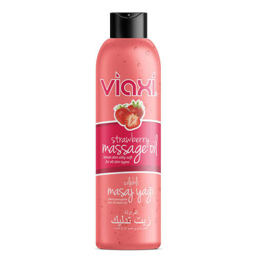 Viaxi Çilek Aromalı Masaj Yağı 177 ml - Viaxi
