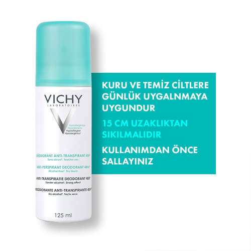 Vichy Anti-Transpirant Terleme Karşıtı Deodorant 125ml - 4