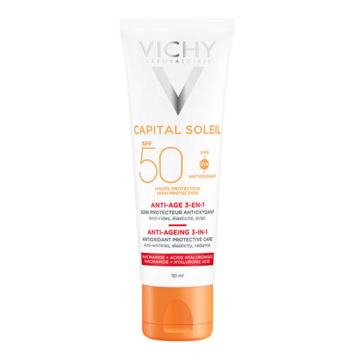 Vichy Capital Soleil SPF 50 Anti Age Güneş Kremi 50 ml - Vichy