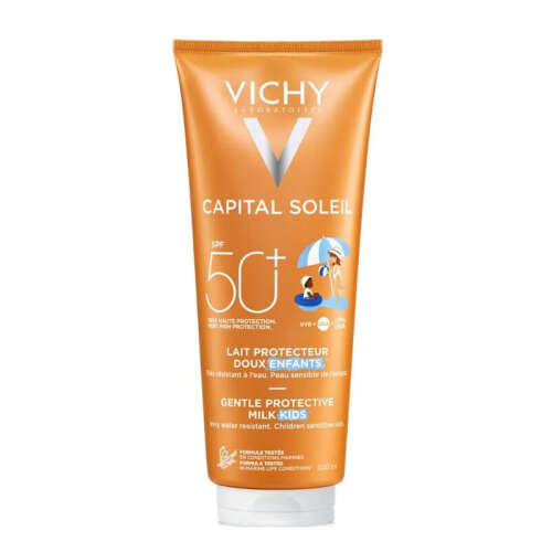 Vichy Capital Soleil SPF 50+ Çocuklar İçin Yüz ve Vücut Güneş Sütü 300 ml - Vichy