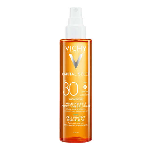 Vichy Capital Soleil Spf30+ Güneş Koruyucu Yağ 200 ml - Vichy