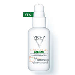 Vichy Capital Soleil UV-Clear Spf 50 Fluid Güneş Koruyucu 40 ml - 1
