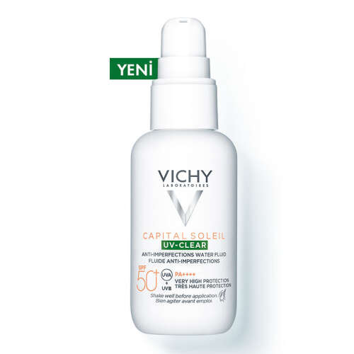 Vichy Capital Soleil UV-Clear Spf 50 Fluid Güneş Koruyucu 40 ml - Vichy