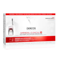 Vichy Dercos Aminexil Clinical 5 21x6ml - Kadınlar için Saç Dökülmesine Karşı Serum - 1