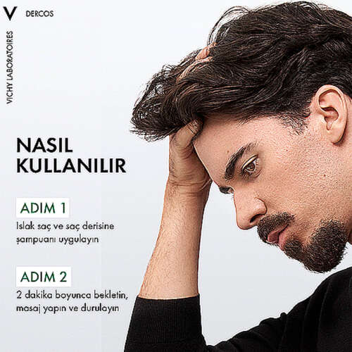 Vichy Dercos Anti Dandruff Kepek Karşıtı Şampuan 390 ml - Kuru Saçlar - 4