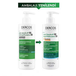 Vichy Dercos Anti Dandruff Kepek Karşıtı Şampuan 390 ml - Normal ve Yağlı Saçlar - 4