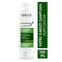 Vichy Dercos Kepek Karşıtı Şampuan 200 ml - Kuru Saçlar - 3