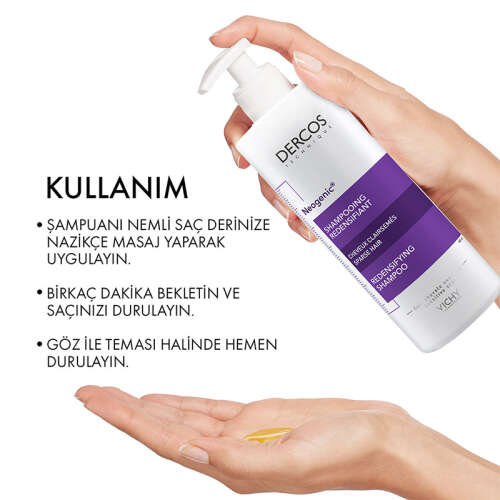 Vichy Dercos Neogenic Saç Yoğunlaştırıcı Şampuan 400ml - Vichy
