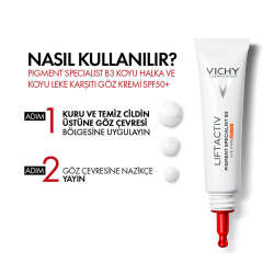 Vichy Liftactiv Pigment Specialist B3 SPF50+ Göz Bakım Kremi 15 ml - 5