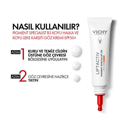 Vichy Liftactiv Pigment Specialist B3 SPF50+ Göz Bakım Kremi 15 ml - 5
