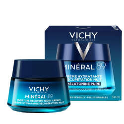 Vichy Mineral 89 Moisture Melatonin İçeren Nemlendirici Gece Kremi 50 ml - 2