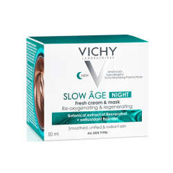 Vichy Slow Age Night Yaşlanma Karşıtı Gece Bakım Kremi ve Maske 50 ml - 2