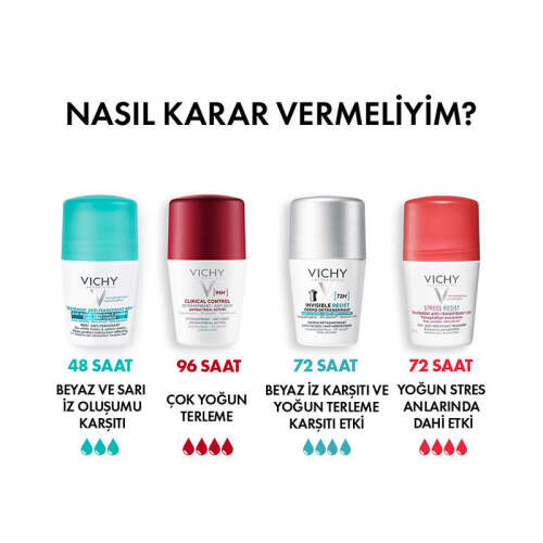 Vichy Terleme Karşıtı İz Bırakmayan Deodorant 50 ml - 6