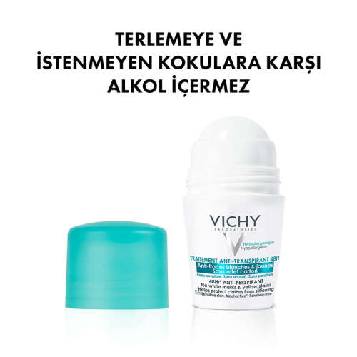 Vichy Terleme Karşıtı İz Bırakmayan Deodorant 50 ml - 4