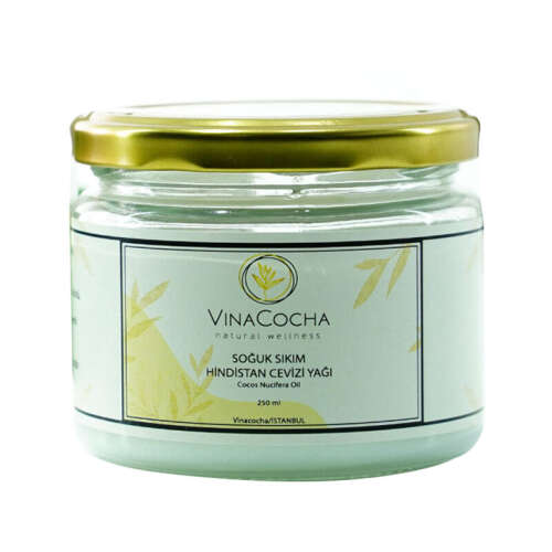 Vinacocha Soğuk Sıkım Hindistan Cevizi Yağı 250 ml - VINACOCHA