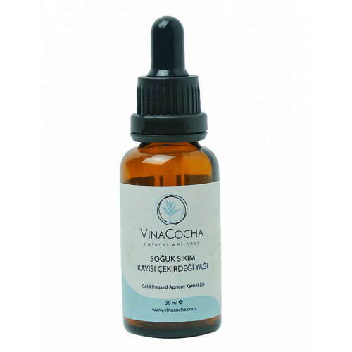 Vinacocha Soğuk Sıkım Kayısı Çekirdeği Yağı 30 ml - VINACOCHA