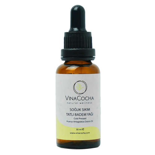 Vinacocha Soğuk Sıkım Tatlı Badem Yağı 30 ml - VINACOCHA
