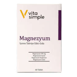 Vita Simple Magnezyum İçeren Takviye Edici Gıda 60 Tablet - 2