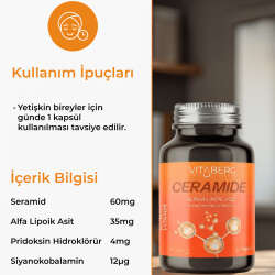 Vitaberg Ceramide Takviye Edici Gıda 30 Kapsül - 3