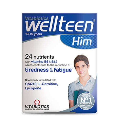 Vitabiotics Wellteen Him 13-19 years 30 Tablets - Vitabiotics