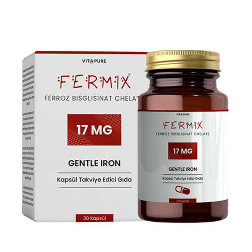 Vitapure Fermix Gentle Iron 30 Kapsül - Ege Pharma