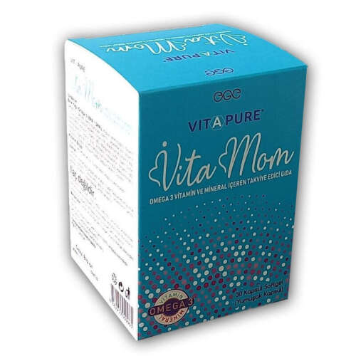 Vitapure Vitamom 30 Yumuşak Kapsül - Ege Pharma