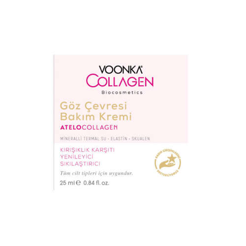 Voonka Biocosmetics AteloCollagen Göz Çevresi Bakım Kremi 25 ml - 1