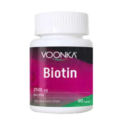 Voonka Biotin İçerikli Takviye Edici Gıda 100 Tablet - Voonka