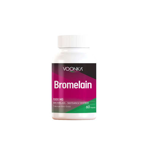Voonka Bromelain Takviye Edici Gıda 60 Kapsül - Voonka