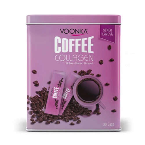 Voonka Coffee Collagen Krema Aromalı Kahve 30 Saşe - Voonka