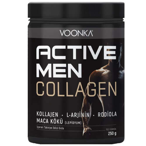 Voonka Collagen Active Men Toz Yeşil Elma 250 gr - Voonka