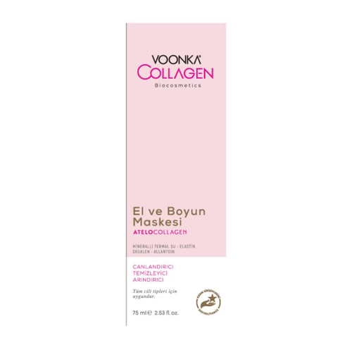 Voonka Collagen Atelocollagen El ve Boyun Maskesi 75 ml - 1