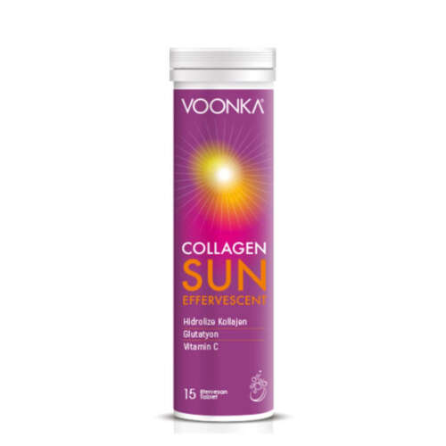 Voonka Collagen Sun Effervescent 15 Efervesan Tablet - Voonka