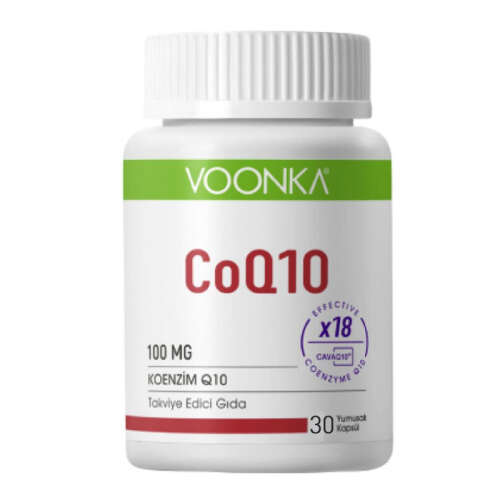Voonka CoQ10 100mg 30 Kapsül - Voonka