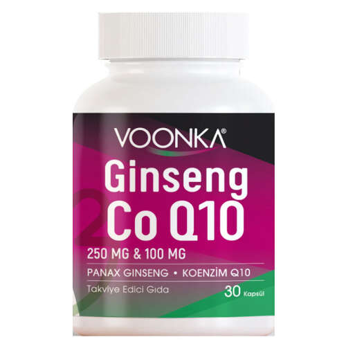 Voonka Ginseng Coenzyme Q10 30 Kapsül - Voonka